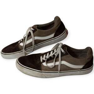Vans Old Skool Low Sneakers, Men's 11, Brown, Suede, Skate, Streetwear